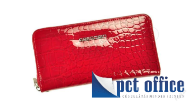 Pénztárca lakkbőr patentos Gregorio BC-119