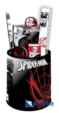 Írószer szett 7 db-os Spiderman/Pókember World of Webs