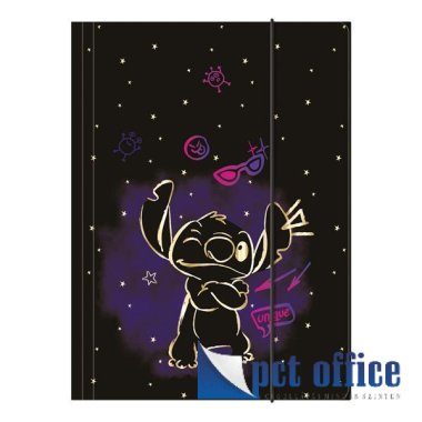 Gumipántos mappa A4 Stitch Gold 3.