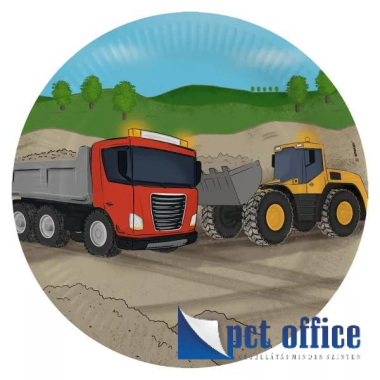 Party Tányér Szett 8 db-os 23 cm Építkezés Sand