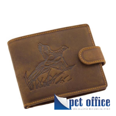 Pénztárca Férfi bőr Green Deed AF1021/T Fácán mintával