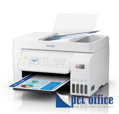 Nyomtató, tintasugaras, színes, multifunkciós, Epson EcoTank ITS L5316 ADF, Wireless, simatetős