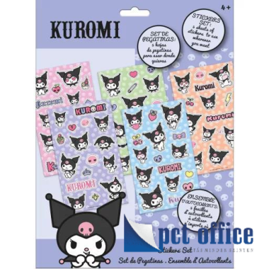 Matrica Szett 5 ív szett Hello Kitty Kuromi