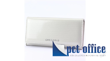 Pénztárca lakkbőr közepes patentos Gregorio CB106