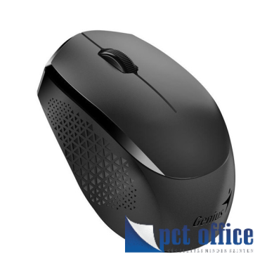 Egér, vezeték nélküli, optikai, normál méret, GENIUS NX-8000S Silent fekete