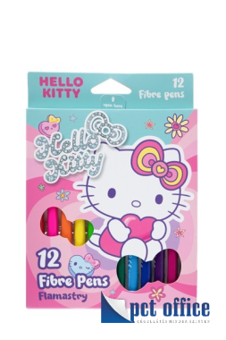 Filctoll készlet 12 db-os Colorino Hello Kitty Pink