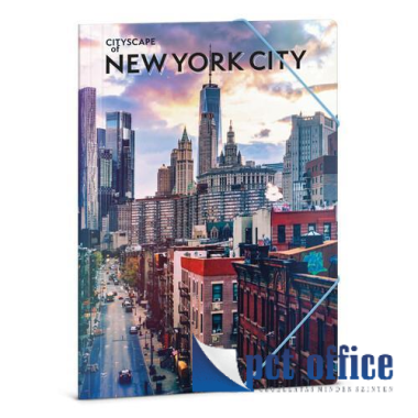 Gumipántos mappa A4 Cityscape - New York City Ars Una