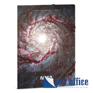 Gumipántos mappa A4 NASA Two Faced Whirlpool Galaxy Ars Una