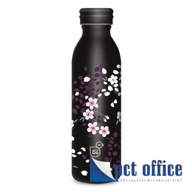 Kulacs 600 ml Ars Una Duplafalú fém Sakura