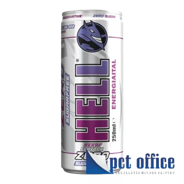 Energiaital, 250 ml, Hell Zero Berry DRS