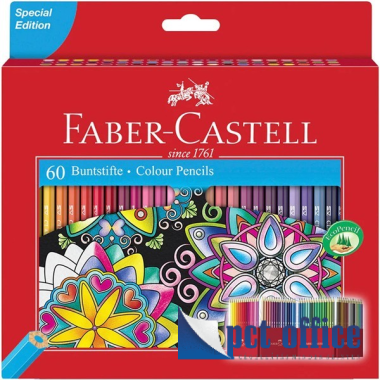 Színes Ceruza 60 db-os hatszögletű Eco Faber Castell