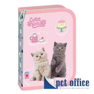 Tolltartó Kihajthatós Töltött 2 Klapnis Cute Animals-Tea Party Ars Una