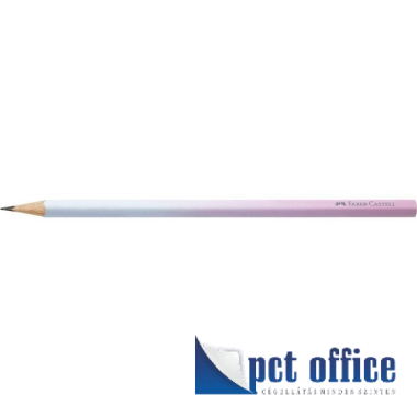Grafitceruza háromszögletű B Faber Castell Égkék-Rózsa Flow Edition