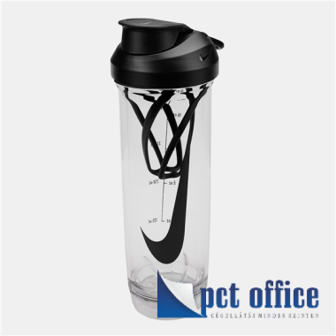 Kulacs 710 ml Nike Recharge Shaker Bottle 24OZ átlátszó-fekete
