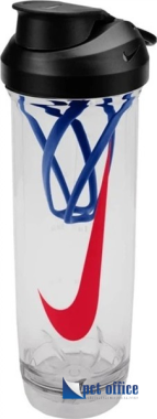 Kulacs 710 ml Nike Recharge Shaker Bottle 24OZ átlátszó-kék