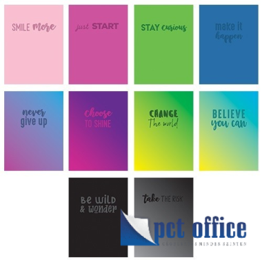 Füzet A5 Mintás 40 lapos Kockás pd Phrase
