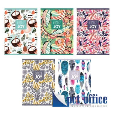 Füzet A5 Mintás 32 lapos Kockás pd Choose Joy