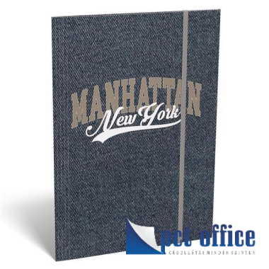Gumipántos mappa A4 Lizzy Manhattan New York