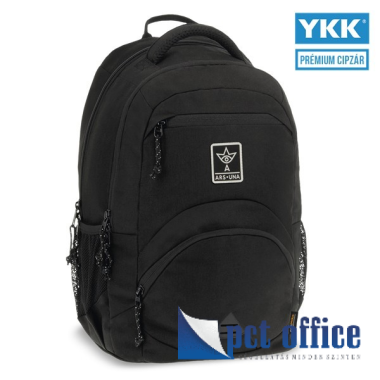 Iskolatáska, hátitáska Ergonomikus Cordura Black 27 L Ars Una 55835633