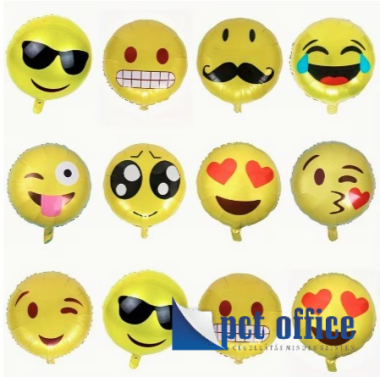 Lufi Fóliás 18 inch-es Smiley