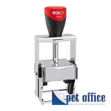 Bélyegzőház fém, Colop Expert 3300 (45x30 mm)
