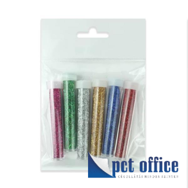 Csillámpor fiolában 3 gr vegyes