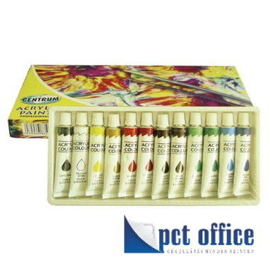 Akrilfesték 12x12 ml Centrum