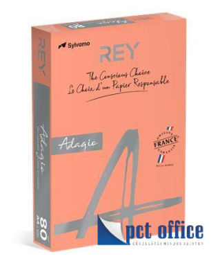 Másolópapír Color A4 80 gr Rey Adagio intenzív Barack 55