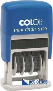 Dátumbélyegző Colop S120 Mini-Dater (3,6 mm) magyarul