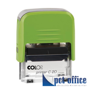 Bélyegzőház Colop Printer C20 zöld (38x14 mm)