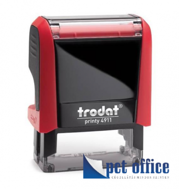 Bélyegzőház Trodat 4911 Printy 4.0 piros (38x14 mm)