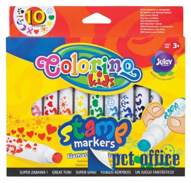 Filctoll készlet 10 db-os Kétvégű nyomdás I. Colorino Kids