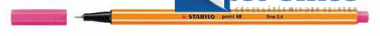 Tűfilc Stabilo 88 0,4 mm Rózsaszín 88/56