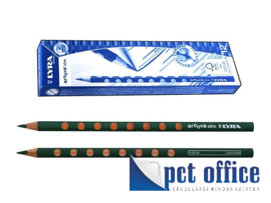 Színes Ceruza Szóló Groove Slim Sötétzöld Lyra /2820059