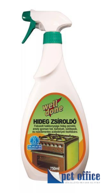 Zsíroldó 750 ml szórófejes Well Done