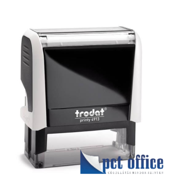 Bélyegzőház Trodat 4913 Printy 4.0 fehér-fehér (58x22 mm)