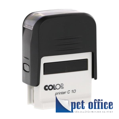 Bélyegzőház Colop Printer C10 fekete (10x27 mm)