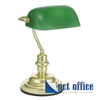Asztali lámpa, 60 W, EGLO Banker, zöld